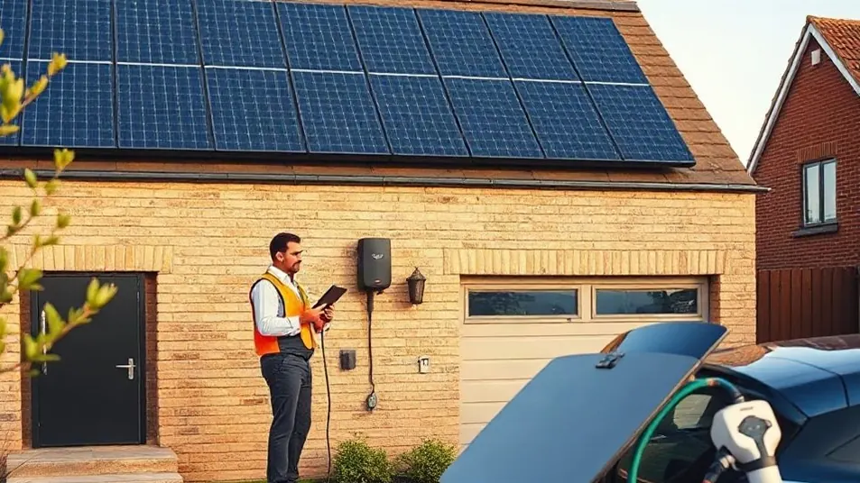 Solar Panels and Battery Storage in Crayford